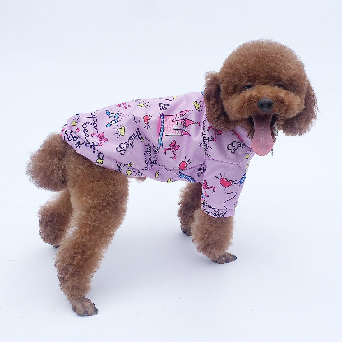 Sudadera con Capucha Estilo Princesa para Perros – Terciopelo Acolchado y Cálido para Otoño e Invierno