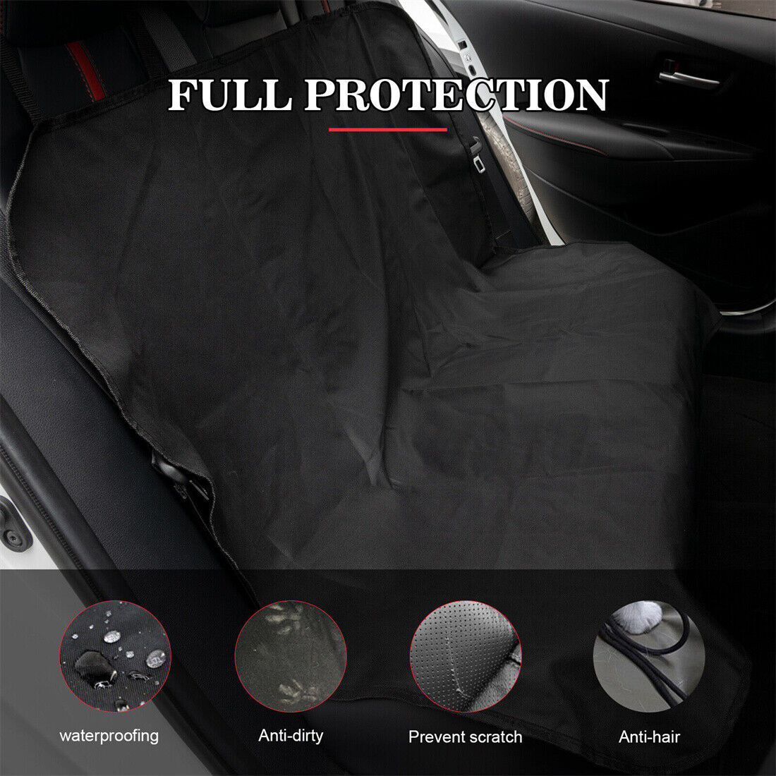 Funda Impermeable para Asiento Trasero de Coche – Protección y Comodidad para Perros