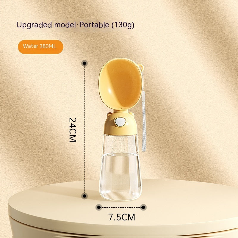 Botella Portátil 2 en 1 para Perros – Agua y Comida en un Solo Recipiente