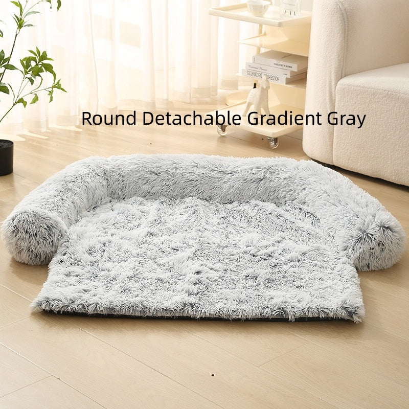 Sofá-Cojín “Plush Winter Sofa” – Cálido, Cómodo y Estético para Perros