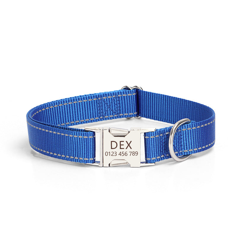Collar de Nylon Reflectante para Perros – Visibilidad y Estilo en Cada Paseo