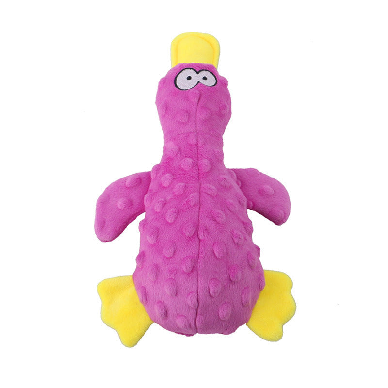 Juguete “Pato Interactivo Resistentes” – Peluche con Sonido, Mordida Reforzada y Estímulo Mental