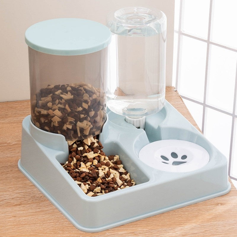 Dispensador Automático 2 en 1 “HydroMeal Duo” – Comida e Hidratación para Gatos