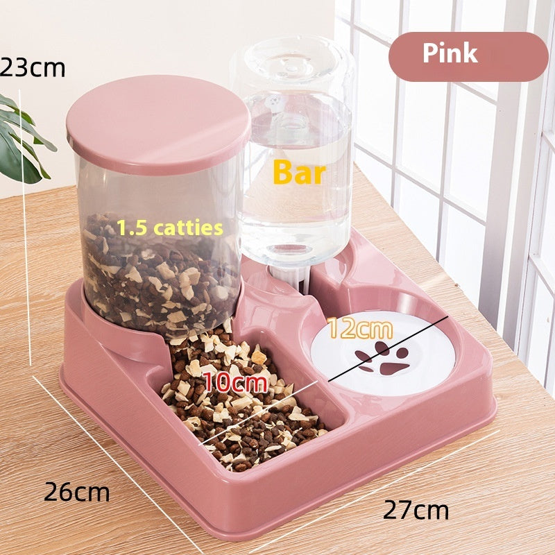 Dispensador Automático 2 en 1 “HydroMeal Duo” – Comida e Hidratación para Gatos