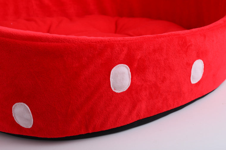 🐾 Cama “Cartoon Nest” Redonda – Estilo Divertido y Confort Cálido todo el Año