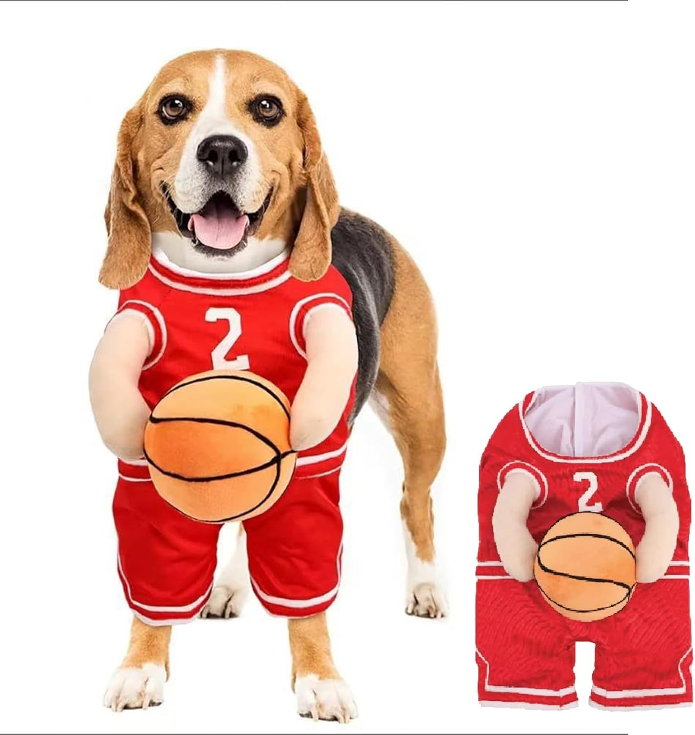 Disfraz de Jugador de Baloncesto para Perros – Divertido, Deportivo