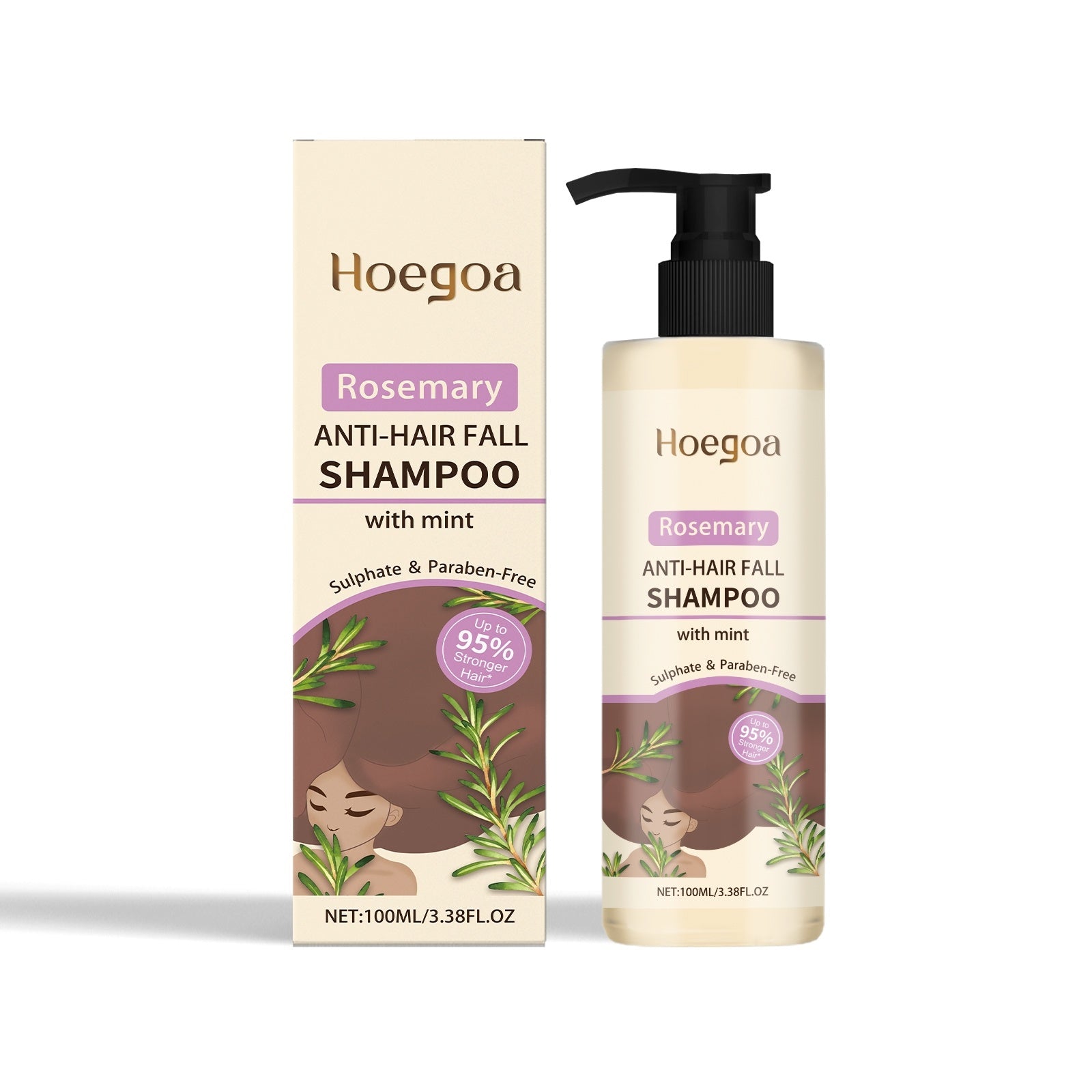 Champú Jianfa para Perros – Fórmula Natural con Romero, Jengibre y Aceite de Coco