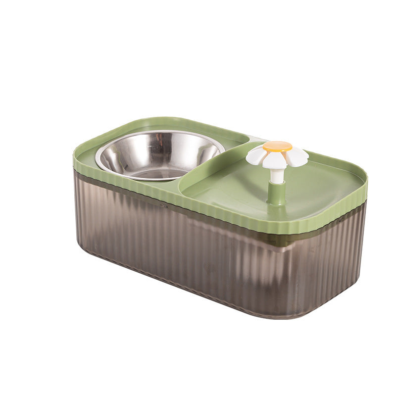Dispensador Automático “HydraFeeder Plus” – Comida y Fuente de Agua Inteligente para Gatos