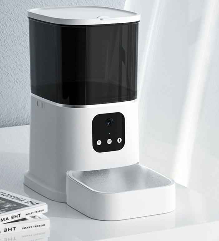 Comedero Automático Inteligente con Control por App y Grabación de Voz – Para Perros