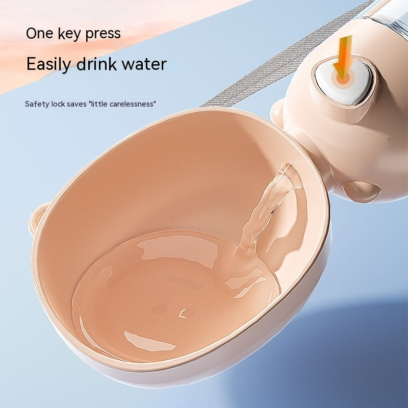 Botella Portátil 2 en 1 para Perros – Agua y Comida en un Solo Recipiente