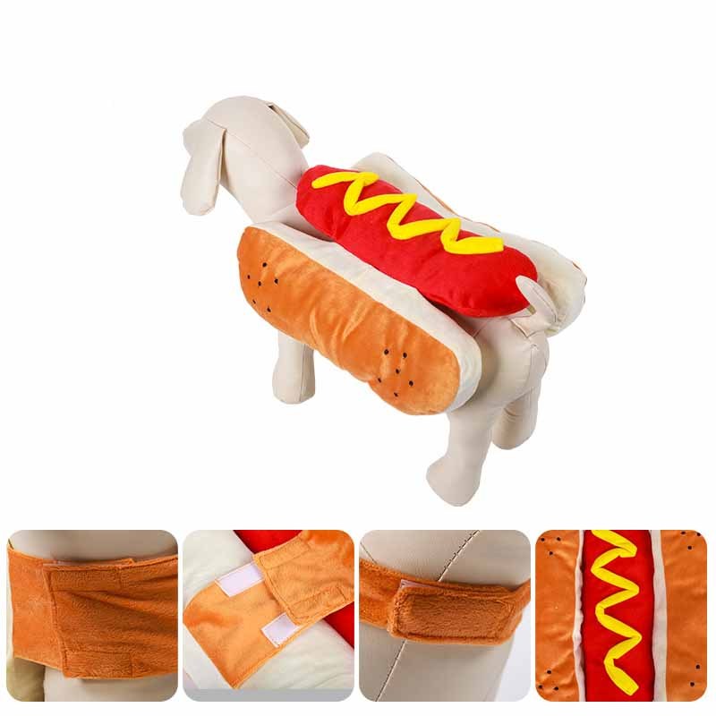 Disfraz de Perro Hot Dog para Halloween – ¡Un Look Divertido y Apetitoso!