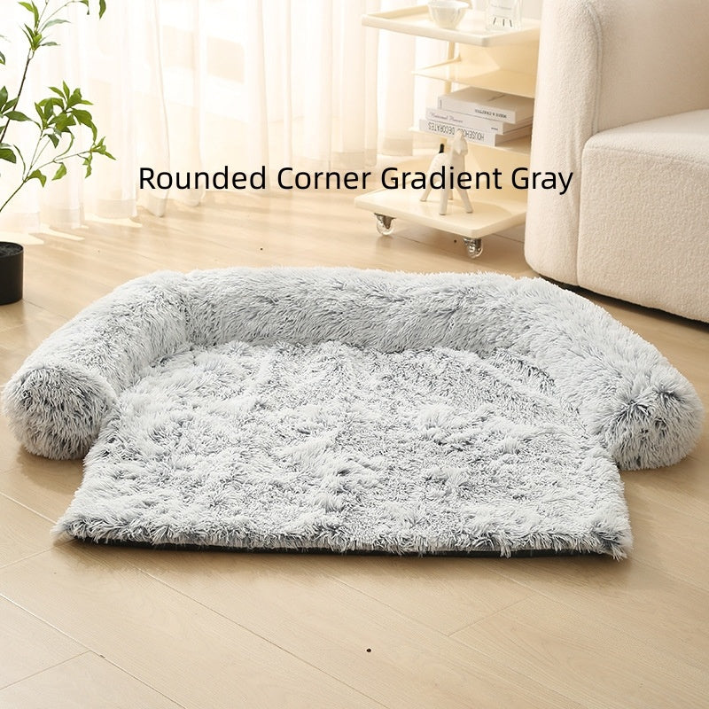 Sofá-Cojín “Plush Winter Sofa” – Cálido, Cómodo y Estético para Perros