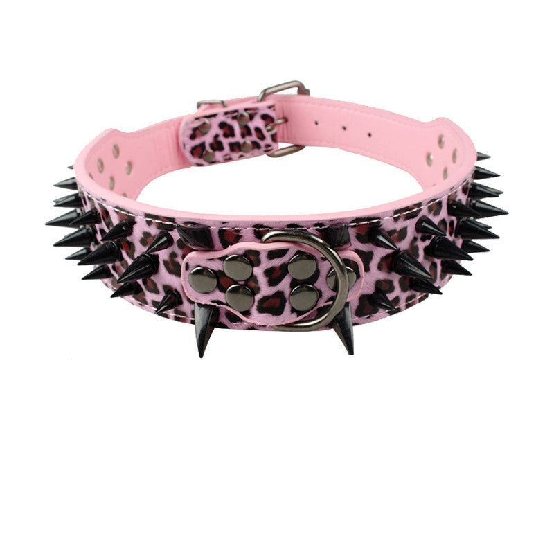 Collar Antimordida con Tachuelas para Perros – Estilo y Resistencia para Razas Fuertes
