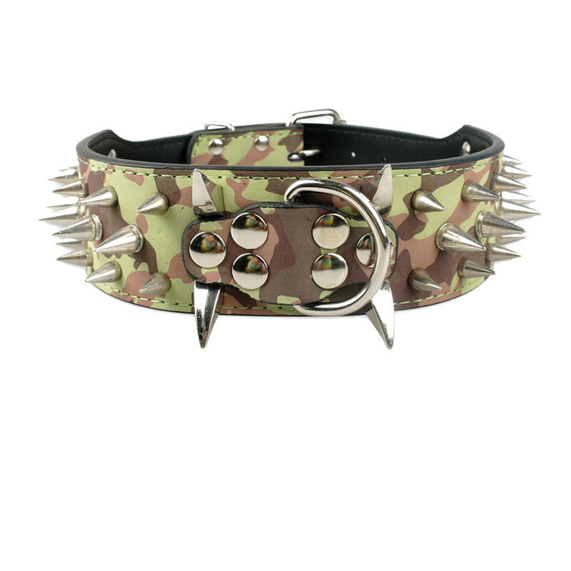 Collar Antimordida con Tachuelas para Perros – Estilo y Resistencia para Razas Fuertes