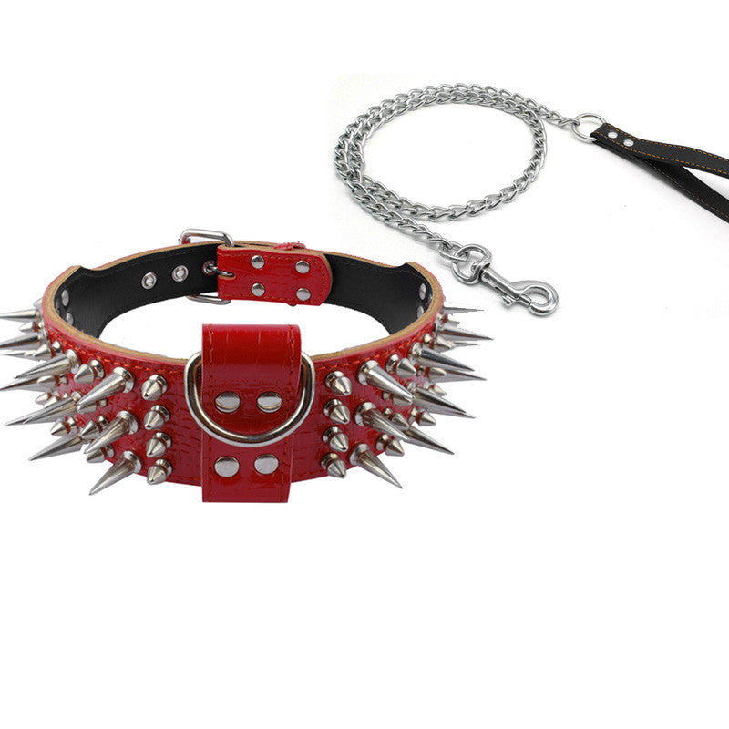 Collar Antimordida con Tachuelas para Perros – Estilo y Resistencia para Razas Fuertes