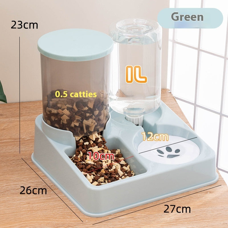 Dispensador Automático 2 en 1 “HydroMeal Duo” – Comida e Hidratación para Gatos